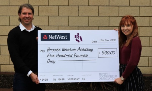 Latest News » BWA student receives prize and cheque